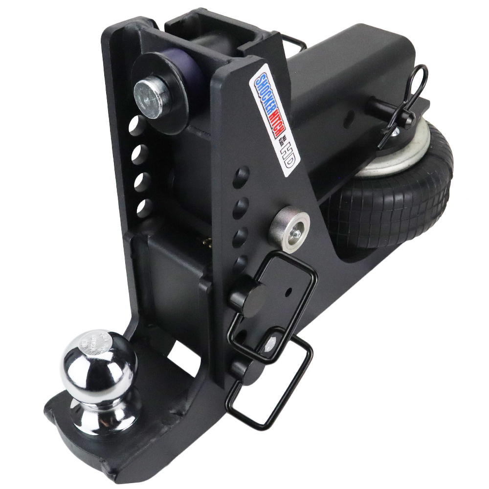20K HD Max Black Air Hitch & Drop Mount w/ 2-5/16" Ball - 3" Receiver