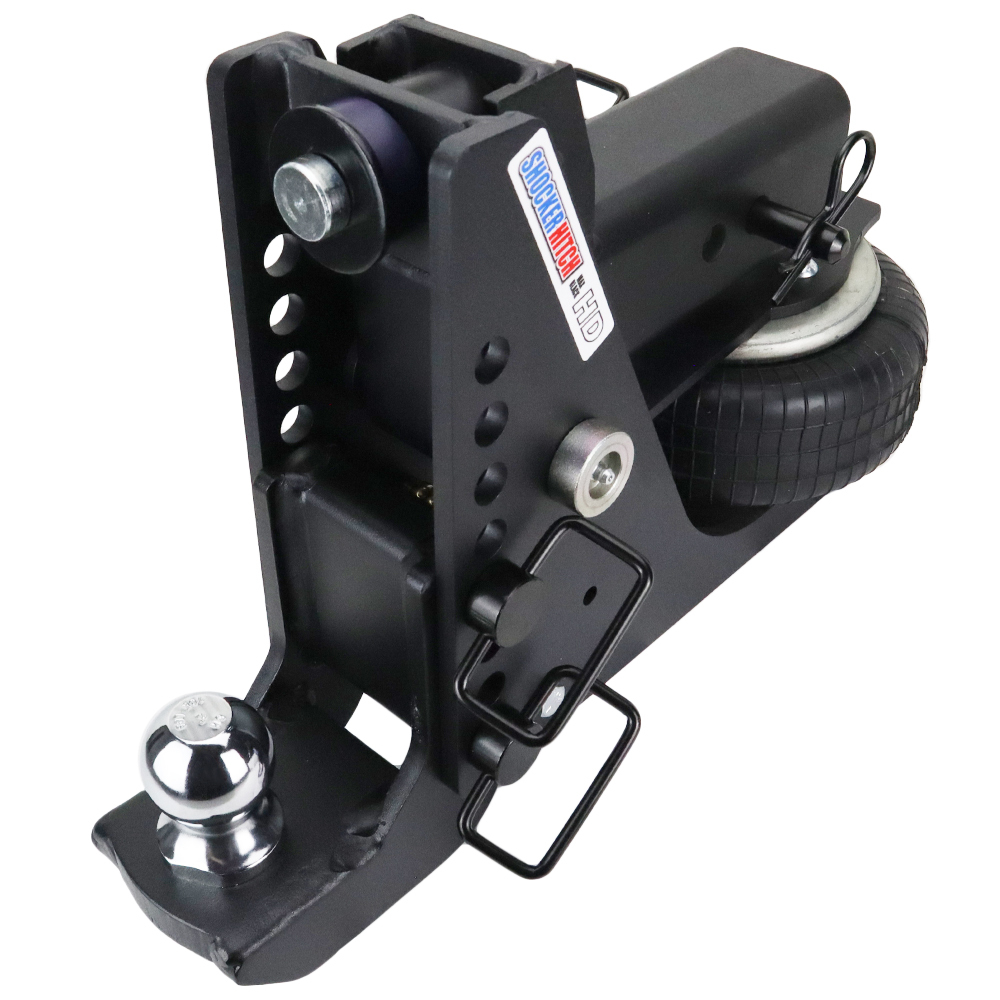 20K HD Max Black Air Hitch & Drop Mount w/ 2" Ball - 3" Receiver