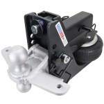 20K HD Max Black Air Hitch & Silver Sway Tab Combo Ball - 2-1/2" Receiver