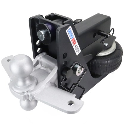 20K HD Max Black Air Hitch & Silver Sway Tab Combo Ball - 2-1/2" Receiver