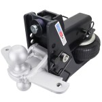 20K HD Max Black Air Hitch & Silver Sway Tab Combo Ball - 3" Receiver