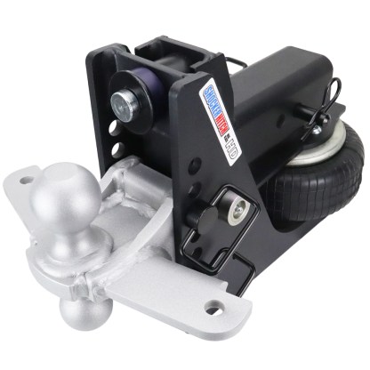 20K HD Max Black Air Hitch & Silver Sway Tab Combo Ball - 3" Receiver