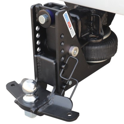 20K HD Max Black Air Hitch & Sway Tab Drop Mount w/ 2" Ball Installed