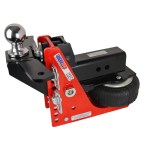 Shocker HD Air Hitch & Raised Ball Mount With Sway Tabs - 3" Shank
