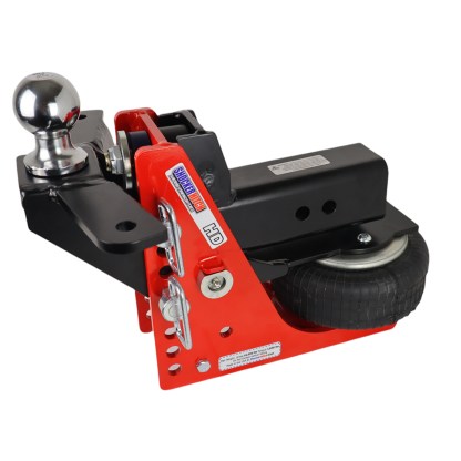 Shocker HD Air Hitch & Raised Ball Mount With Sway Tabs - 3" Shank