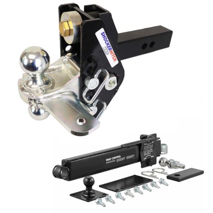Shocker XRC Dual Cushion Hitch Combo Ball Mount & Friction Sway Control Kit