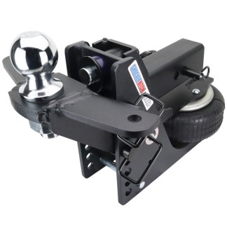 20K HD Max Black Air Hitch & Sway Mount Raised Mount w/ 2-5/16" Ball - 2-1/2" Receiver