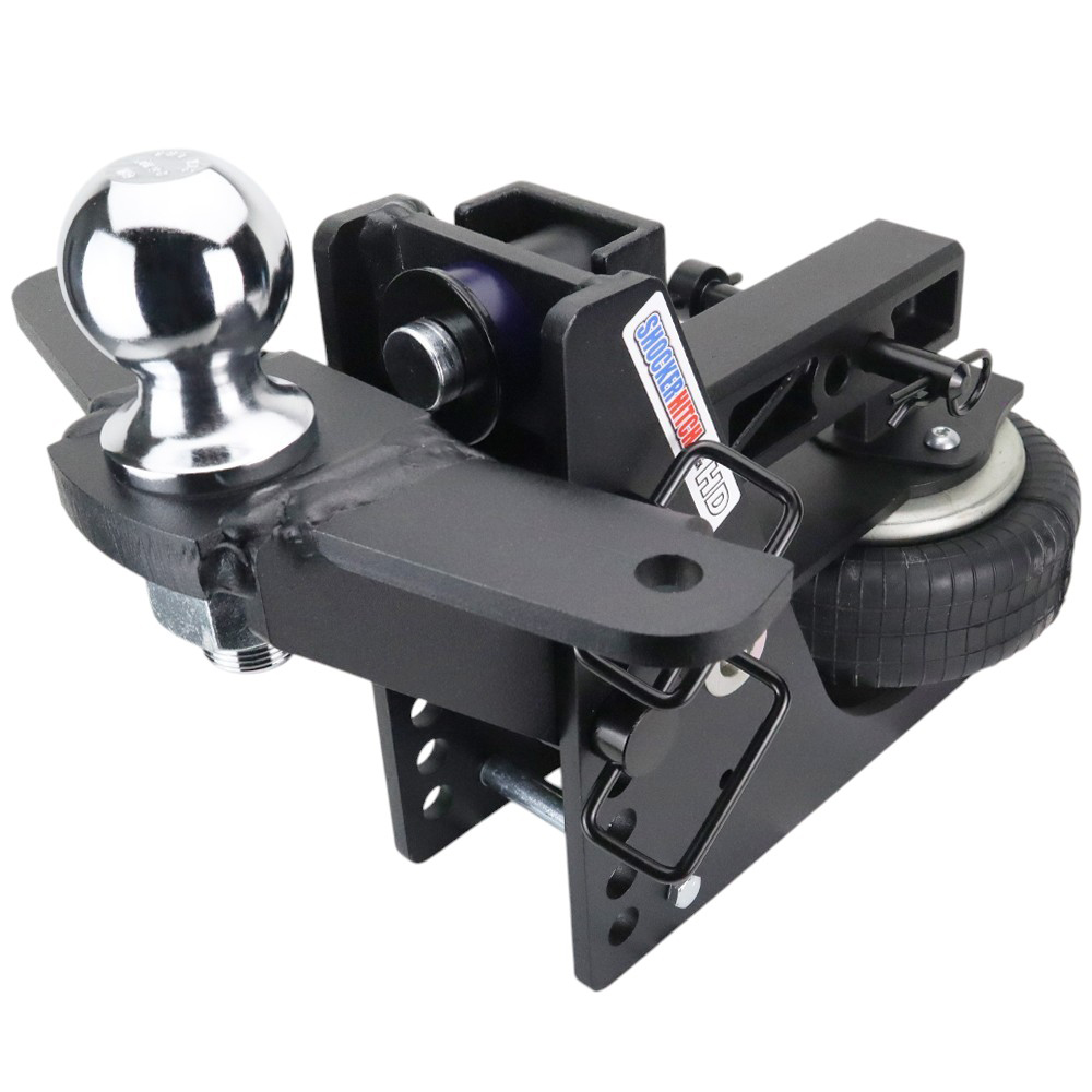 20K HD Max Black Air Hitch & Sway Mount Raised Mount w/ 2-5/16" Ball - 2" Receiver