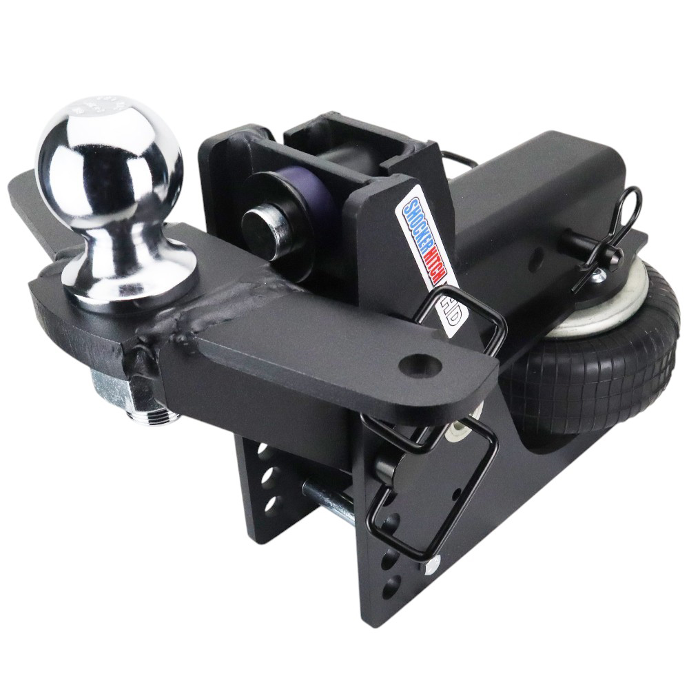 20K HD Max Black Air Hitch & Sway Mount Raised Mount w/ 2-5/16" Ball - 3" Receiver