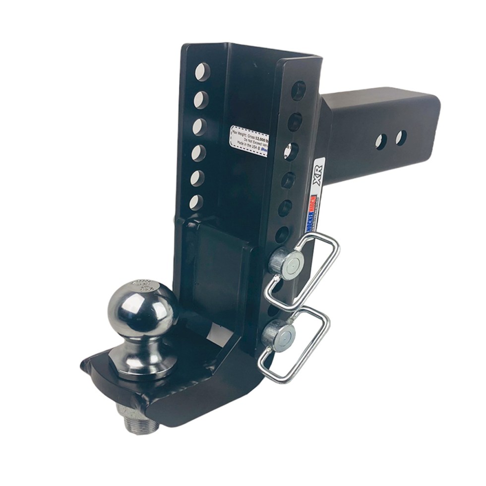 Shocker XR Adjustable Drop Ball Mount – Up to 9″ of Drop 12,000 lbs