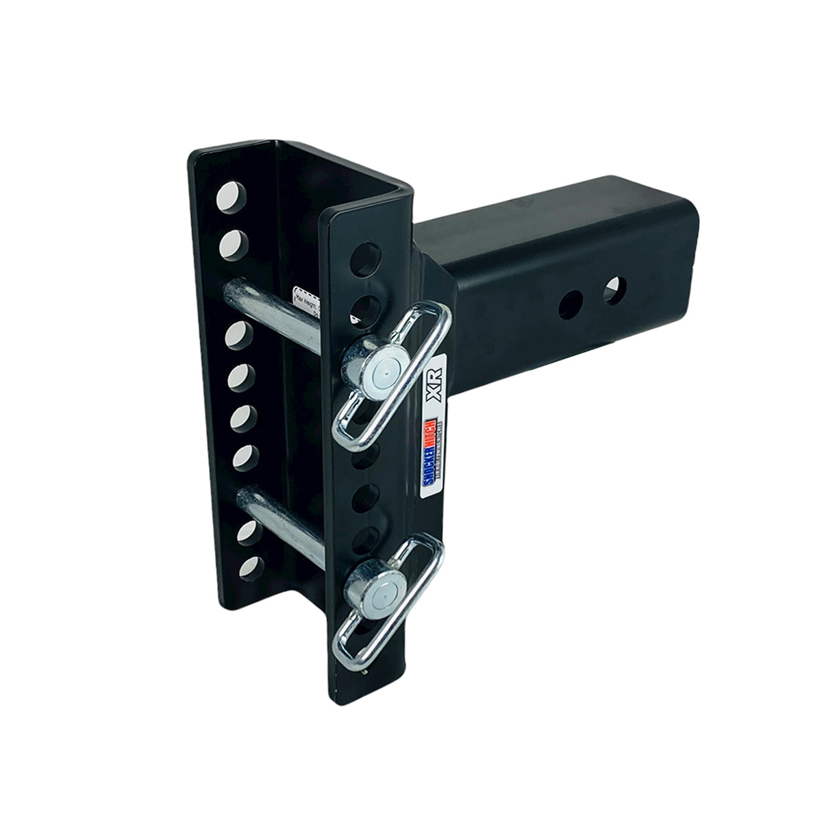 Shocker XR Adjustable Pintle & Ball Combo Hitch 6″ Drop to 6″ Rise