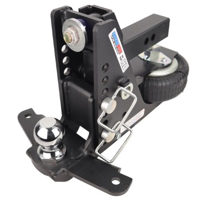 Shocker HD Max Black Air Drop Hitch with Sway Control Bar Tabs - 2" Shank with 2-5/16" Ball