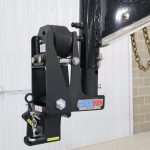 Gooseneck Air Hitch 9" Offset Shift Lock Coupler on Aluminum Trailer