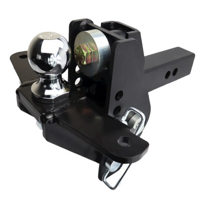 Shocker Impact Max Raised Hitch With Sway Bar Tabs - Drop position
