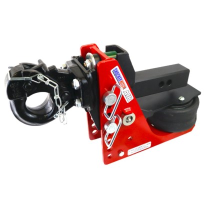 Shocker Air Pintle Hitch (2-inch shank) Rise Position