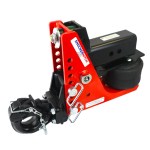 Shocker Air Pintle Hitch (3-inch shank) Drop Position