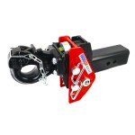 Shocker Impact Cushion Pintle Hitch (3-inch shank) Rise Position
