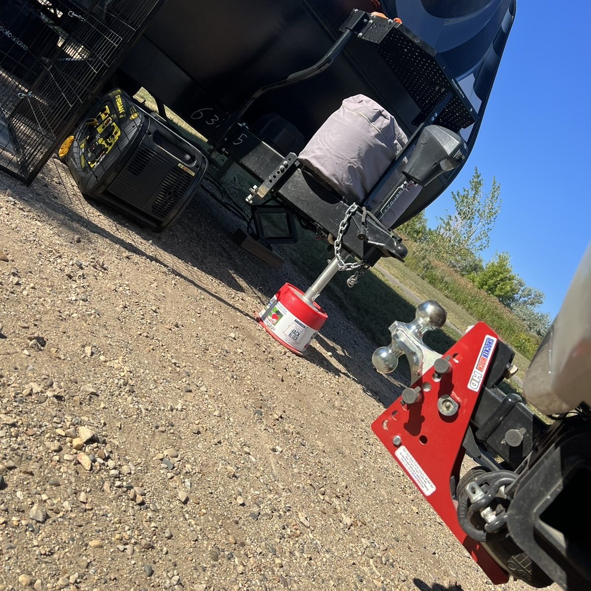 Shocker HD Air Ride Hitch Installed