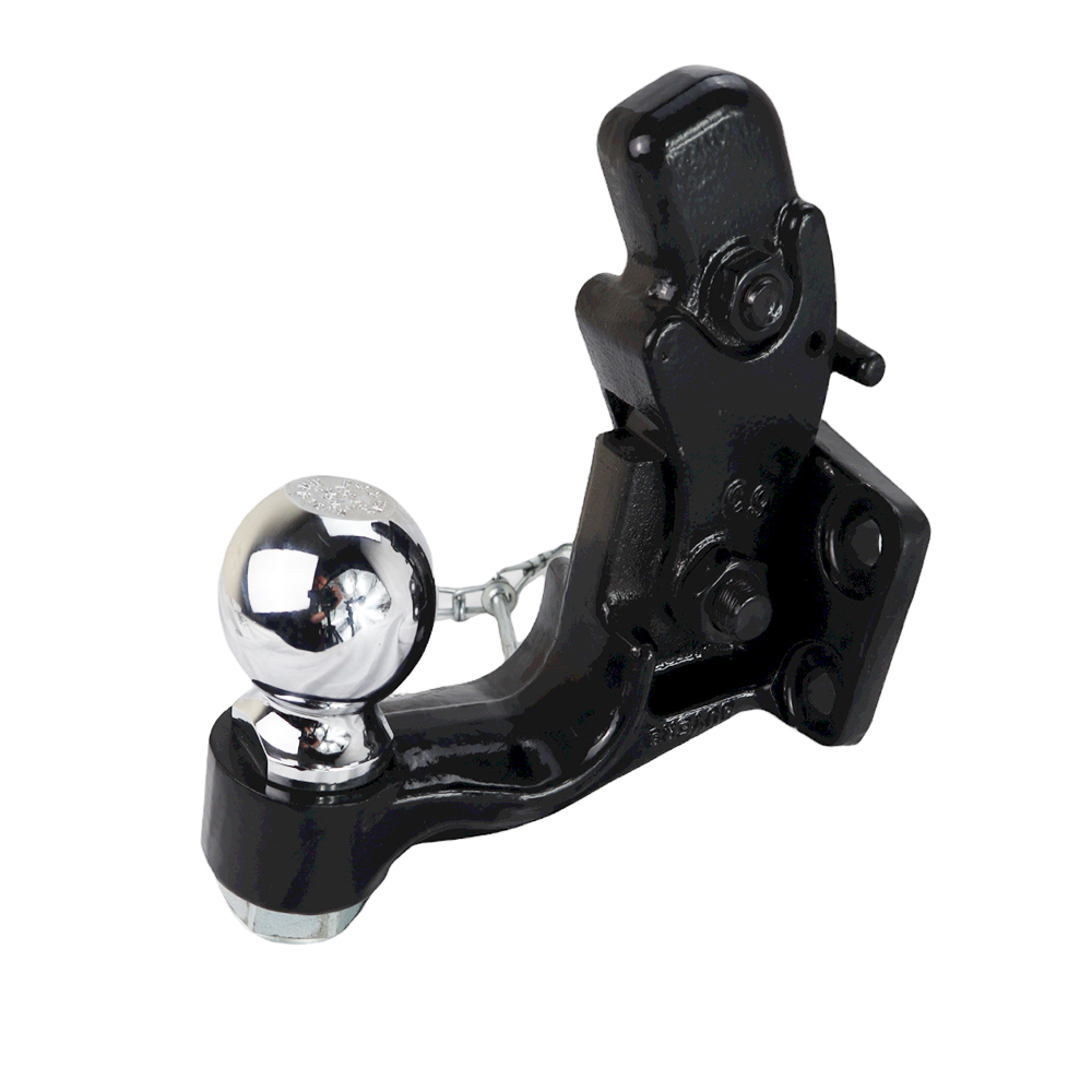Shocker XR Adjustable Pintle & Ball Combo Hitch 6″ Drop to 6″ Rise