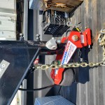Goose Air Hitch Installed with Chains