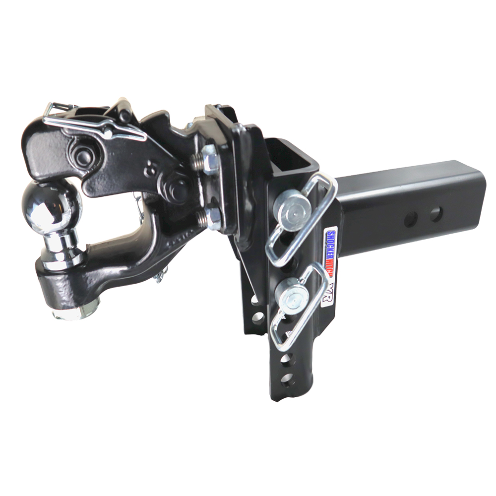 Shocker XR Adjustable Pintle & Ball Combo Hitch