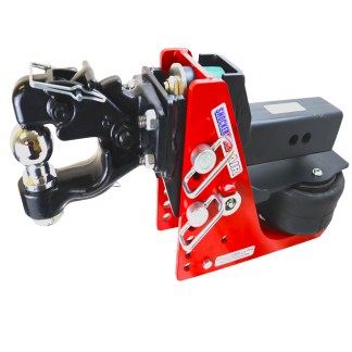 Shocker Air Pintle & Ball Combo Hitch - Adjustable - Military Style Hitch