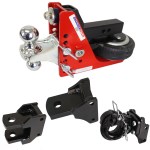 Shocker HD Air Hitch Combo Ball & Farm Mount Towing Kit