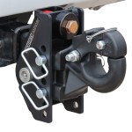 20K Impact Max Dual Cushion Hitch w 10-Ton Raised Pintle Hook Installed