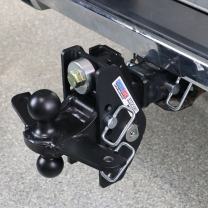 Impact Max Cushion Hitch with Black Combo Sway Installed