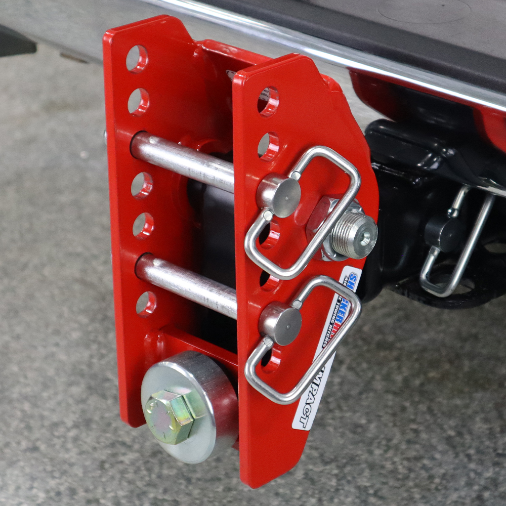 Shocker 14K Impact Cushion Bumper Hitch Base Frame with Pins (No Mount) - Rise Position