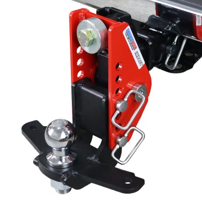 Shocker 12K Impact Cushion Bumper Hitch with Drop Ball Mount with Sway Tabs