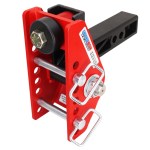 14K Impact Dual Cushion Bumper Hitch Base Frame w/ Pins - For 2" Receiver