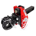 14K Impact Dual Cushion Hitch w/ 10-Ton Pintle Hook - For 2" Receiver