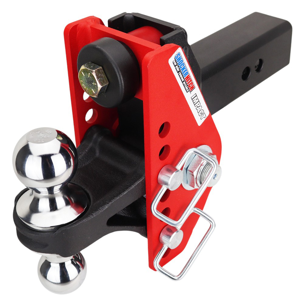 14K Impact Dual Cushion Hitch w/ Chrome Combo Ball - For 2-1/2" Receiver