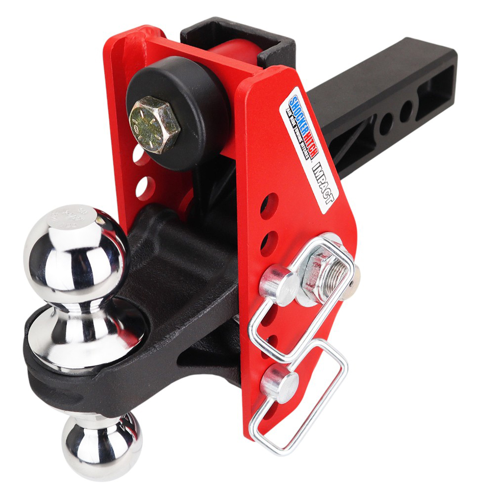 14K Impact Dual Cushion Hitch w/ Chrome Combo Ball - For 2" Receiver