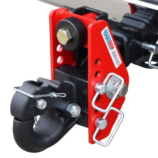 14K Impact Dual Cushion Receiver Hitch w/ 10-Ton Pintle Hook Channel Style