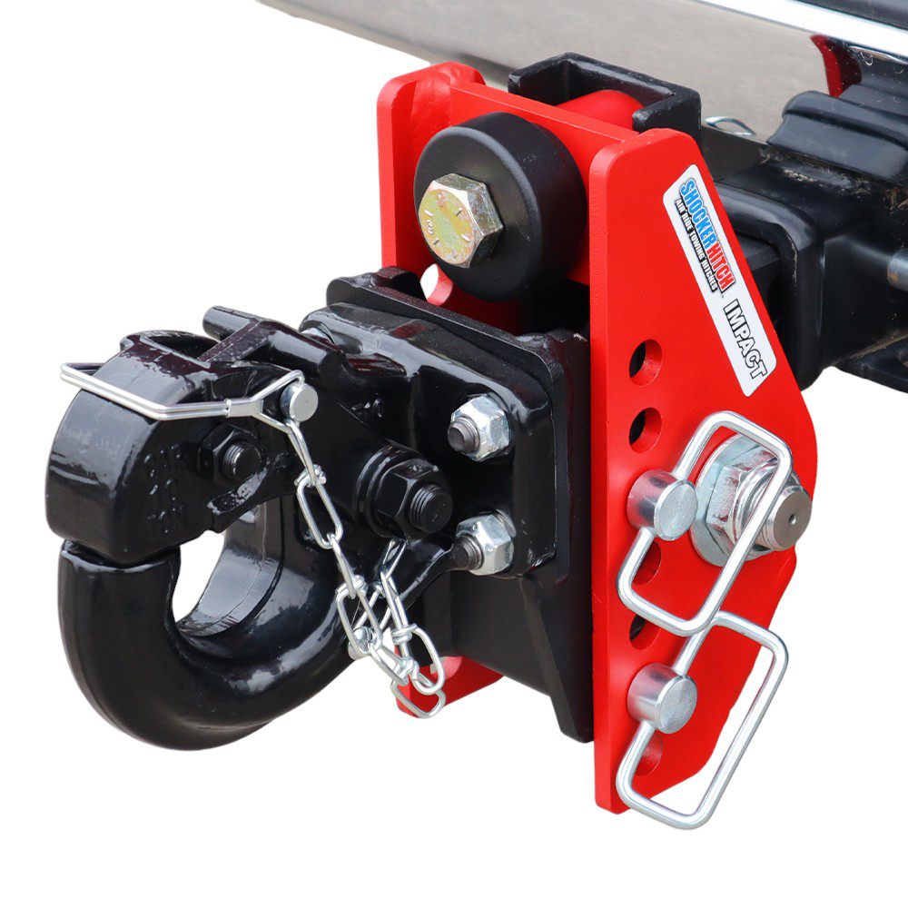 14K Impact Dual Cushion Receiver Hitch w/ 10-Ton Pintle Hook