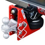 Shocker 20K HD Air Bumper Hitch with Combo Ball Mount