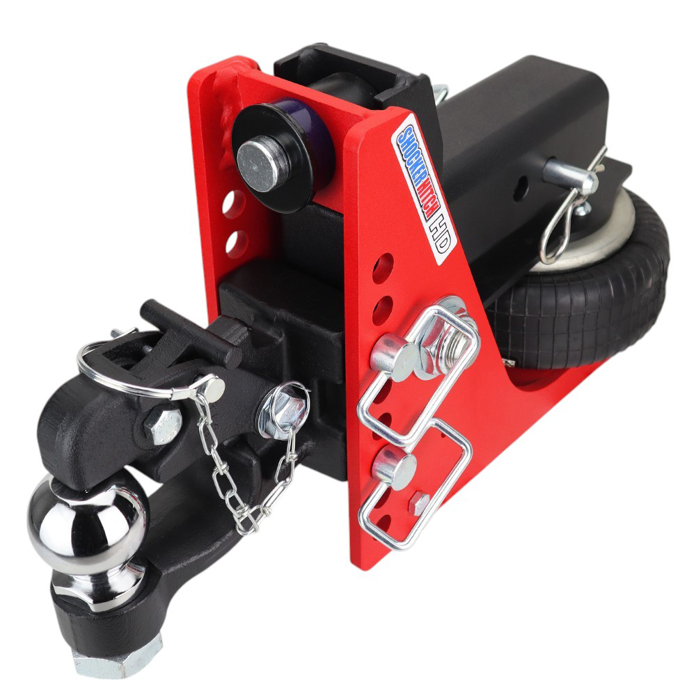 20K HD Air Hitch & 8-Ton Channel Pintle w/ 2-5/16" Ball - 3" Receiver