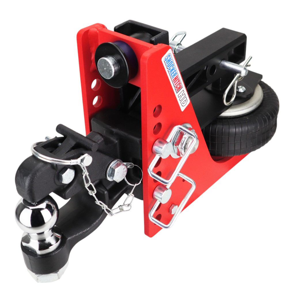 20K HD Air Hitch & 8-Ton Channel Pintle w/ 2" Ball - 2" Receiver