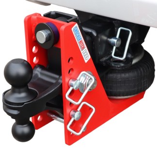 HD Air Hitch & Black Combo Ball Installed