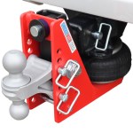 HD Air Hitch & Silver Combo Ball Installed