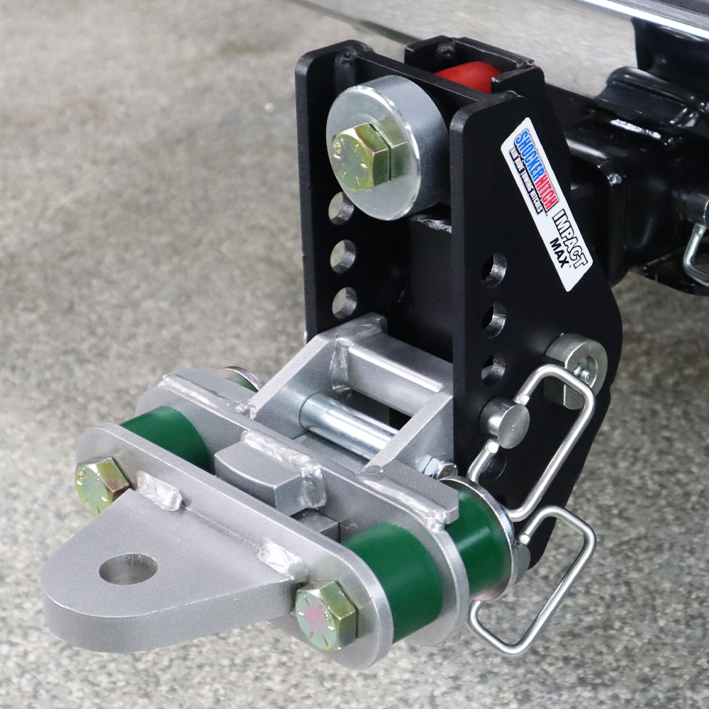 Shocker 20K Impact Max Cushion Bumper Hitch with Cushioned Drawbar Mount - Max Drop