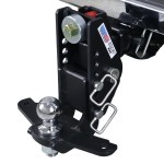 Shocker 20K Impact Max Cushion Bumper Hitch with Drop Ball Mount with Sway Tabs