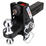 Shocker 20K Impact Max Dual Cushion Bumper Hitch with Chrome Combo Ball - For 2-1/2" Receiver