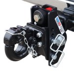 20K Impact Max Dual Cushion Receiver Hitch w/ 10-Ton Pintle Hook