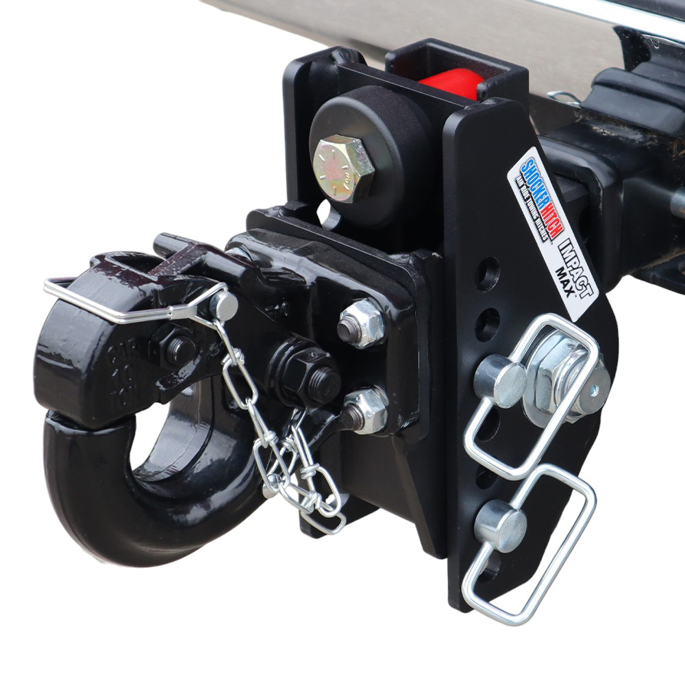 20K Impact Max Dual Cushion Receiver Hitch w/ 10-Ton Pintle Hook
