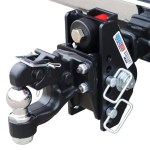 20K Impact Max Dual Cushion Receiver Hitch w/ 8-Ton Pintle Hook & 2" Ball