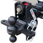 20K Impact Max Dual Cushion Receiver Hitch w/ Black Combo Ball w/ Sway Tabs