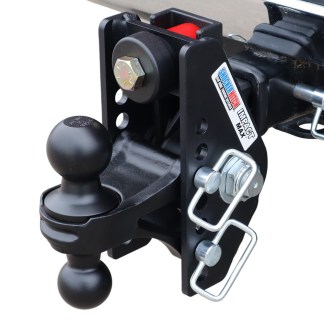20K Impact Max Dual Cushion Receiver Hitch w/ Black Combo Ball